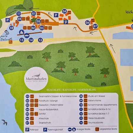 Hafensuite De Luxe Hotel na wodzie Sagard